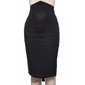 Killstar Victorian Pencil Skirt